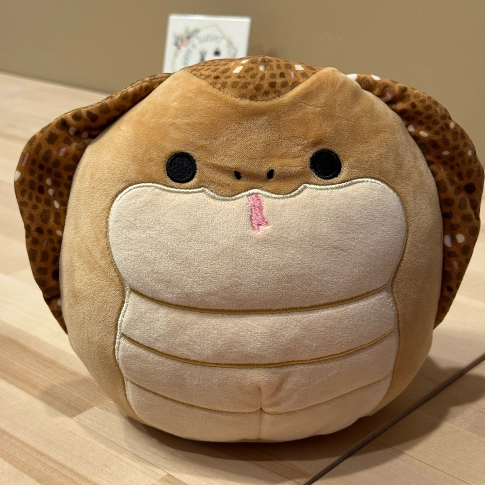 Squishmallows Hectico the Cobra 6” Brown and Cream Plush